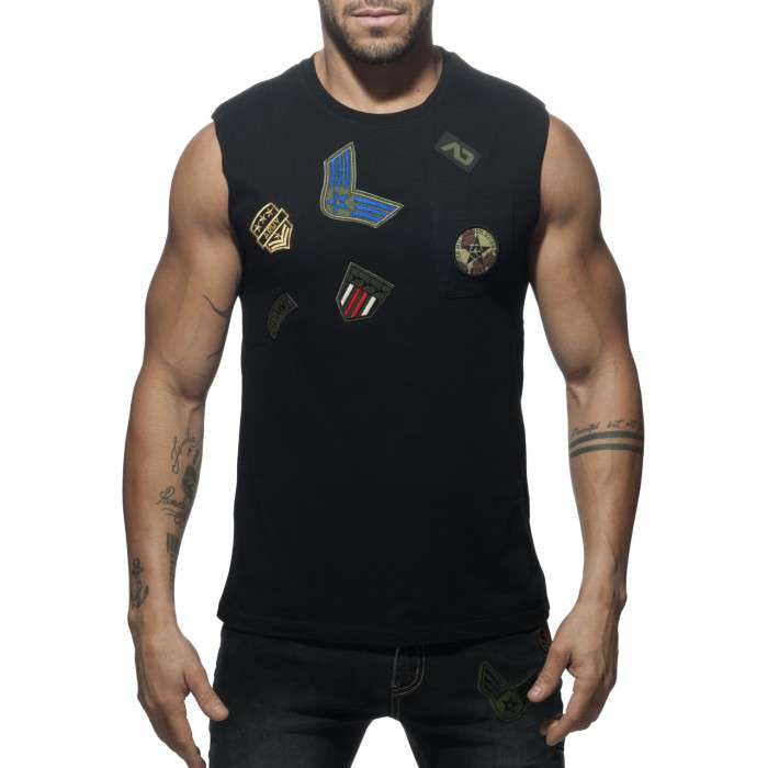 AD750 PATCHES TANK TOP