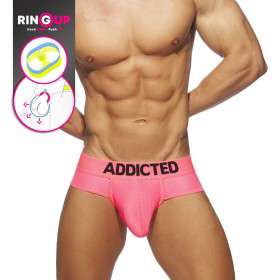AD951 RING UP NEON MESH BRIEF
