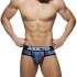 AD889P 3 PACK TROPICAL MESH BRIEF PUSH UP