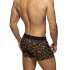 AD1131 LEOPARD ATHLETIC SHORTS